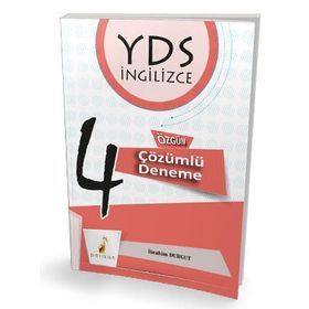 Pelikan Yayınları YDS İngilizce 4 Özgün Çözümlü Deneme İbrahim Durgut