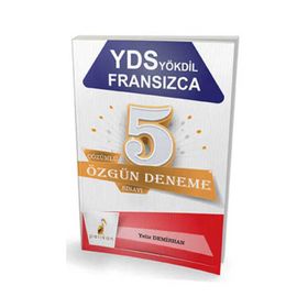 Pelikan Yayınları YDS YÖKDİL Fransızca Çözümlü 5 Özgün Deneme Sınavı