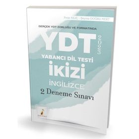 Pelikan Yayınları YDT İkizi İngilizce 2 Deneme Sınavı