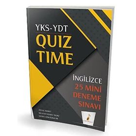 Pelikan YKS-YDT İngilizce Quiz Time 25 Mini Deneme Sınavı
