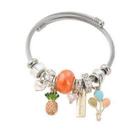 Pelin Aksesuar Ananas Figürlü Silver Bileklik