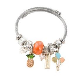 Pelin Aksesuar Ananas Figürlü Silver Bileklik