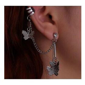 Pelin Aksesuar Kelebekli Kulak Aksesuarı Piercing