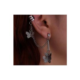 Pelin Aksesuar Kelebekli Kulak Aksesuarı Piercing