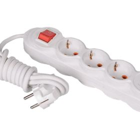 Pelsan 3'lü 2 m Çocuk Korumalı USB'li Anahtarlı Beyaz Topraklı Priz