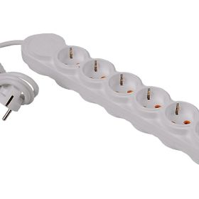 Pelsan 6'lı 2 m Çocuk Korumalı Beyaz Topraklı Priz