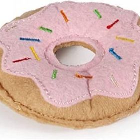 Peluş 7.5 cm Çörek Pembe Kedi Oyuncağı