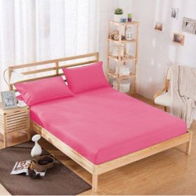 Pembe 100x200 cm Tek Kişilik Penye Çarşaf