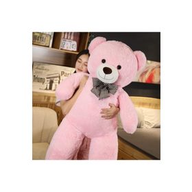 Pembe 140 cm Papyonlu Büyük Ayıcık