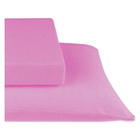 Pembe 150x200 cm Çift Kişilik Lastikli Penye Çarşaf