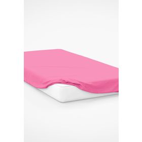 Pembe 150x200 cm Çift Kişilik Lastikli Penye Çarşaf