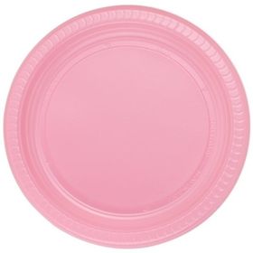 Pembe 25 Adet 22 cm Doğum Günü Parti Tabağı