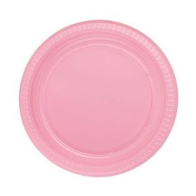 Pembe 25 Adet 22 cm Doğum Günü Parti Tabağı