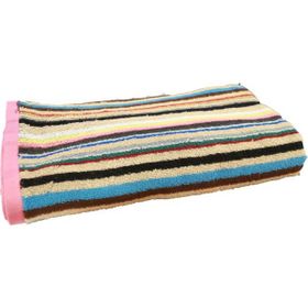 Pembe 70x140 cm Bordürlü Banyo Havlusu