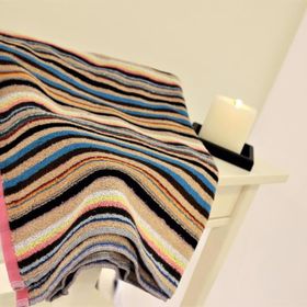 Pembe 70x140 cm Bordürlü Banyo Havlusu