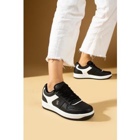 Pembe Potin 001-2100-S Beyaz Kadın Sneaker Ayakkabı