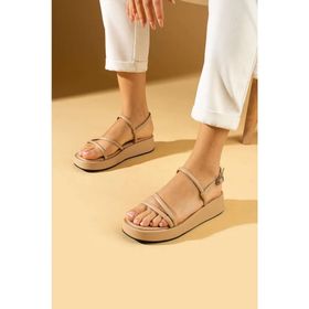 Pembe Potin 64-285-24 Nut Kadın Sandalet