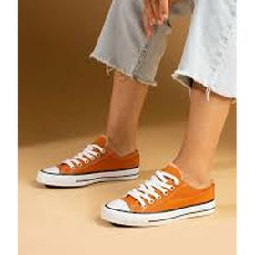 Pembe Potin A3232-20 Turuncu Keten Kadın Sneaker Ayakkabı