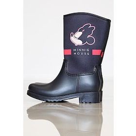 Pembe Potin C019129 Siyah Kız Çocuk Yağmur Botu