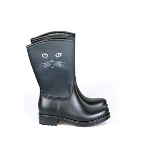 Pembe Potin C019131 Siyah Kız Çocuk Yağmur Botu