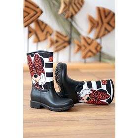 Pembe Potin Ç020203 Siyah Kız Çocuk Bot