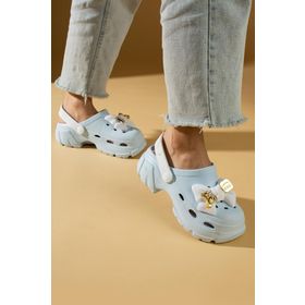 Pembe Potin DNZ223-24 Mavi Kadın Sandalet