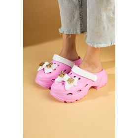 Pembe Potin DNZ223-24B Pembe Kadın Sandalet