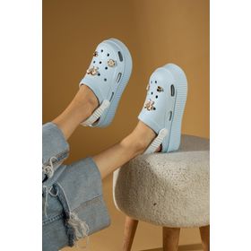 Pembe Potin DNZ225-24 Bebe Mavisi Kadın Sandalet