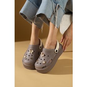 Pembe Potin DNZ225-24 Vizon Kadın Sandalet
