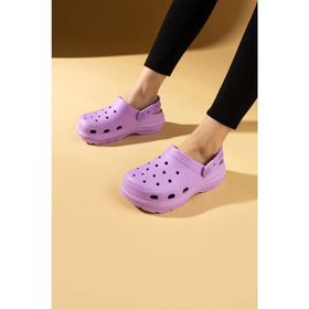 Pembe Potin KY24-100 Lila Kadın Sandalet