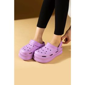Pembe Potin KY24-120 Lila Kadın Sandalet