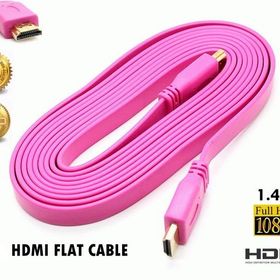Pembe V1.4 3D 1.5 m Yassı HDMI Kablo
