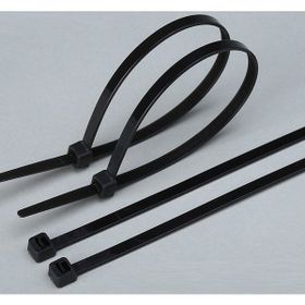 Pemsan 25 cm x 3.6 mm Plastik Cırt Kelepçe Siyah Kablo Bağı