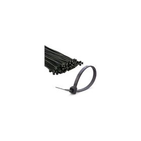Pemsan 25 cm x 3.6 mm Plastik Cırt Kelepçe Siyah Kablo Bağı