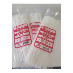 Pemsan 3,6x300 mm 100'lü Paket Beyaz Kablo Bağı