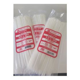 Pemsan 3,6x300 mm 100'lü Paket Beyaz Kablo Bağı