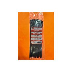 Pemsan 3,6x300 mm 100'lü Paket Siyah Kablo Bağı