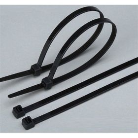 Pemsan 40 cm x 4,8 mm 20 Adet Siyah Plastik Cırt Kelepçe Kablo Bağı