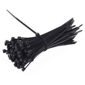 Pemsan 40 cm x 4,8 mm 20 Adet Siyah Plastik Cırt Kelepçe Kablo Bağı
