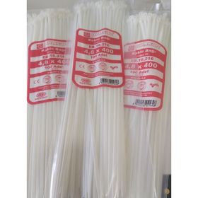 Pemsan 4,8x400 mm 100'lü Paket Beyaz Kablo Bağı