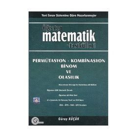 PEMÜTASYON - KOMBINASYON BINOM - OLASILIK VE İSTATISTIK ÖĞRETEN MATEMATIK FASIKÜLLERI - GÜRAY KÜÇÜK