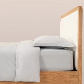 Penelope Lia Serisi 200x220 cm Mavi Pamuk Saten Nevresim Seti