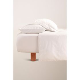 Penelope Lia Serisi 240x220 cm Beyaz Pamuk Saten Nevresim Seti