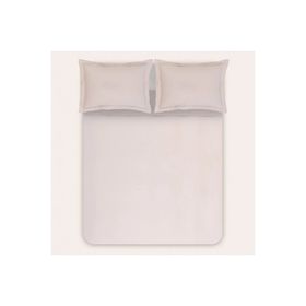 Penelope Lia Serisi 260x240 cm Gri Pamuk Saten Nevresim Seti