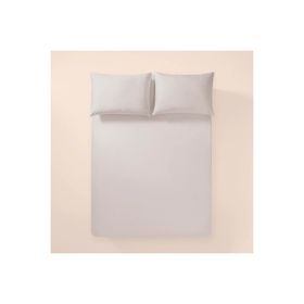 Penelope Pure Serisi 100x200 cm Gri Pamuk Percale Lastikli Çarşaf