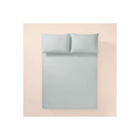 Penelope Pure Serisi 100x200 cm Mavi Pamuk Percale Lastikli Çarşaf