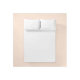 Penelope Pure Serisi 120x200 cm Beyaz Pamuk Percale Lastikli Çarşaf