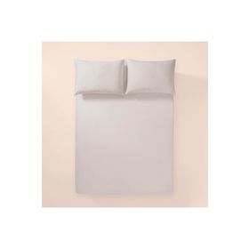 Penelope Pure Serisi 120x200 cm Gri Pamuk Percale Lastikli Çarşaf