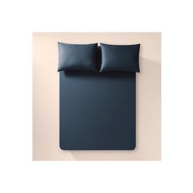 Penelope Pure Serisi 120x200 cm Lacivert Pamuk Percale Lastikli Çarşaf