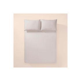 Penelope Pure Serisi 160x200 cm Gri Pamuk Percale Lastikli Çarşaf